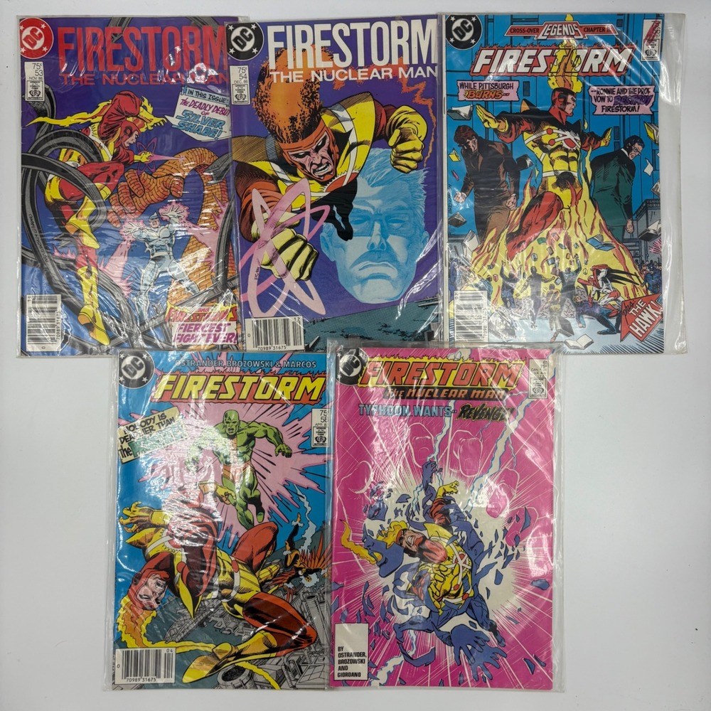 DC Firestorm Comic Book Lot 5 Copper Age Issues 53-61